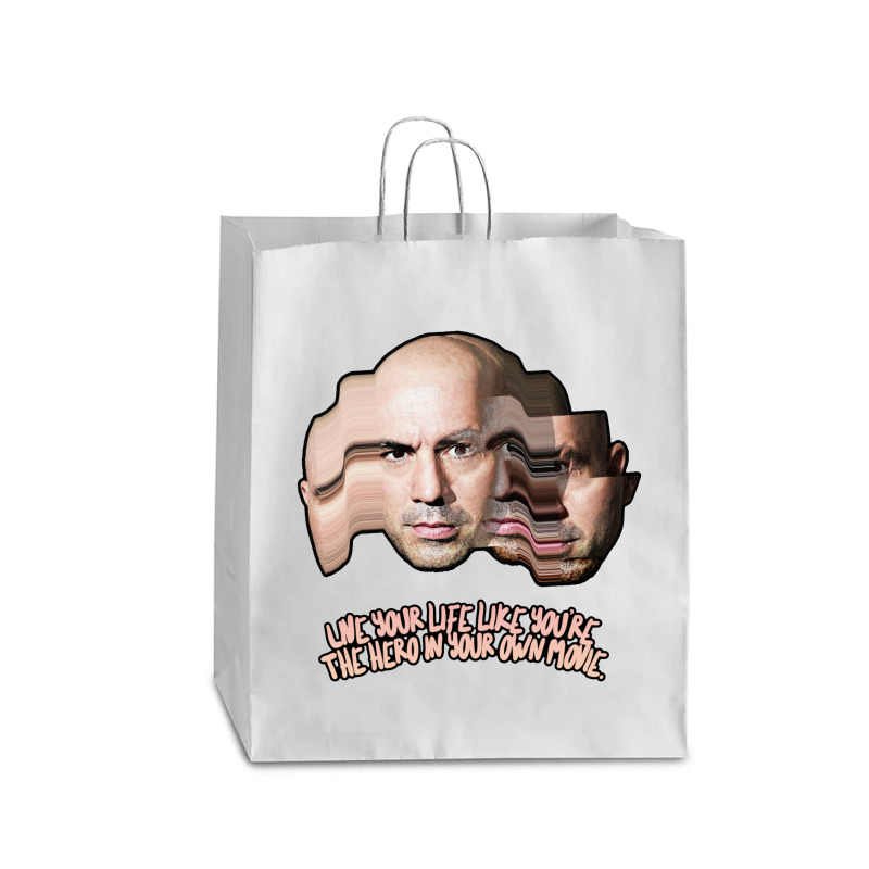 Live Your Life Like You’re The Hero In Your Own Movie Joe Rogan Queen Paper Bag - 16 X 6 X 19 1/4 | Artistshot