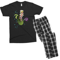 Mermaid With Green Tail Atlantean Sea Men's T-shirt Pajama Set | Artistshot