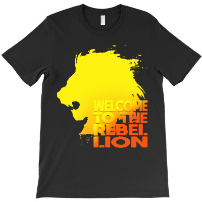 Welcome To The Rebel Lion T-shirt Designed By Cruz H Mansfield