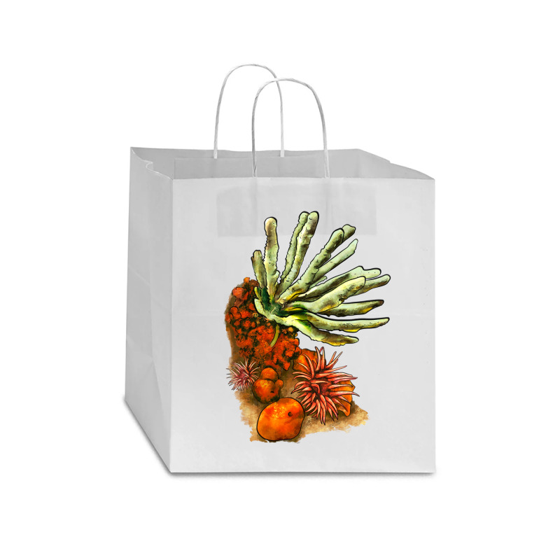 Coral Reef Star Paper Bag - 13 X 7 X 13 | Artistshot