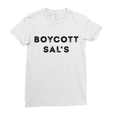 Boycott Sals Ladies Fitted T-shirt Designed By Jordan Shop