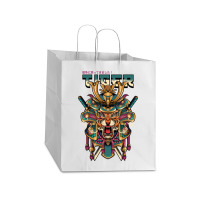 Tiger King Samurai Take Out Paper Bag - 14 X 10 X 15 1/2 | Artistshot