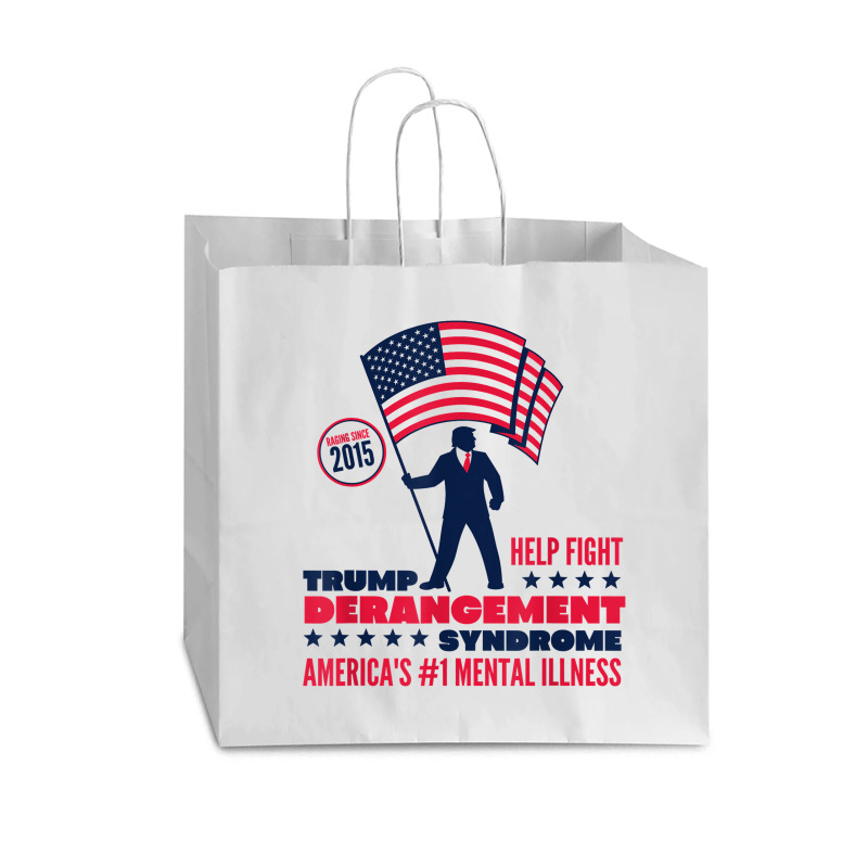 Help Fight Trump Derangement Syndrome Funny Pro Trump T Shirt Vogue Paper Bag - 16 X 6 X 12 | Artistshot