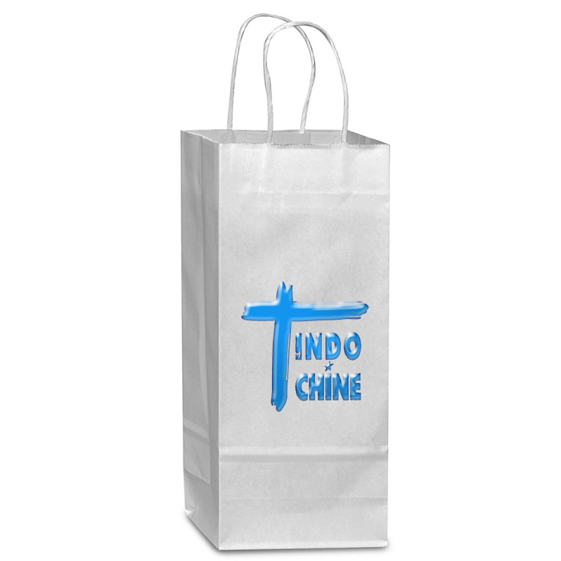 Indochine - French Pop Rock And New Wave Wine Paper Bag - 5 1/2 X 3 1/4 X 13 | Artistshot