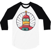 Geek Roboto 3/4 Sleeve Shirt | Artistshot