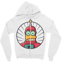 Geek Roboto Zipper Hoodie | Artistshot