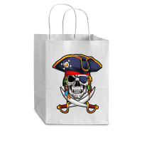 Skull Halloween Cub Paper Bag - 8 X 4 1/2 X 10 1/4 | Artistshot