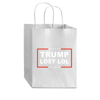 Trump Lost Lol Cub Paper Bag - 8 X 4 1/2 X 10 1/4 | Artistshot