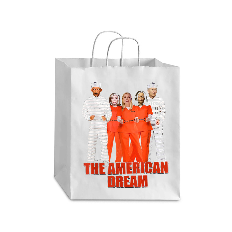 Obama Biden Kamala Pelosi Prisoner The American Dream T Shirt Debie Paper Bag - 10 X 5 X 13 | Artistshot