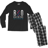 Biohacking For A Better Me Science Men's Long Sleeve Pajama Set | Artistshot