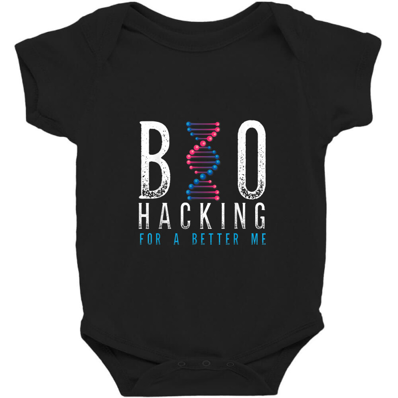 Biohacking For A Better Me Science Baby Bodysuit | Artistshot