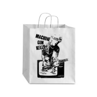 Machine Gun Kel.ly   Tv Warp Debie Paper Bag - 10 X 5 X 13 | Artistshot