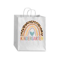 Kindergarten Rainbow Girls Boys Teacher Team Kinder Squad T Shirt Debie Paper Bag - 10 X 5 X 13 | Artistshot