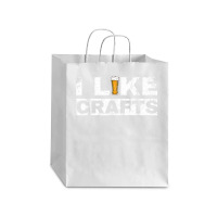 Mens I Like Crafts Beer Funny Clever Drinking And Hops Apparel T Shirt Debie Paper Bag - 10 X 5 X 13 | Artistshot