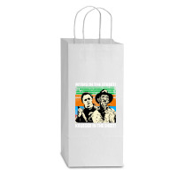 Movies Halloween Double Wine Paper Bag - 6 1/2 X 3 1/2 X 12 3/8 | Artistshot