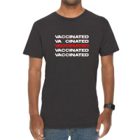 Vaccinated Vintage T-shirt | Artistshot