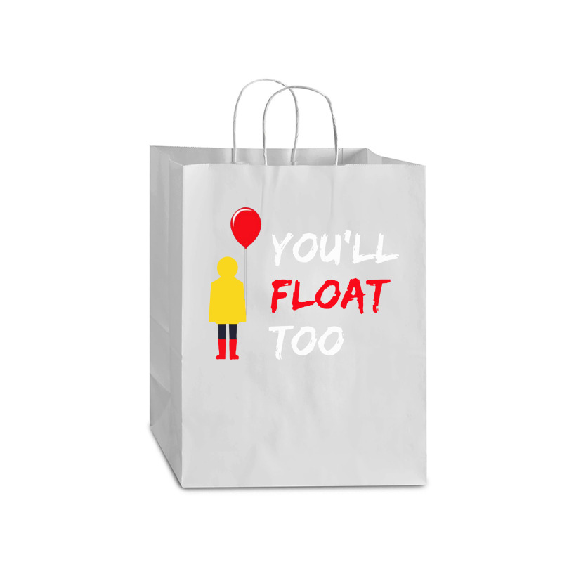 You’ll Float Too Red Balloon Halloween Costume Mart Paper Bag -13 X 7 X 17 | Artistshot