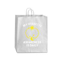 My Diabetes Awareness Is Daily Queen Paper Bag - 16 X 6 X 19 1/4 | Artistshot