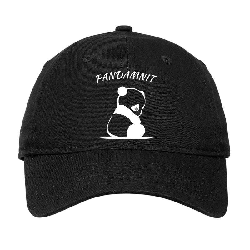 Panda Pandemic Pandamnit Pandenik Adjustable Cap | Artistshot