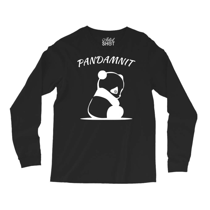 Panda Pandemic Pandamnit Pandenik Long Sleeve Shirts | Artistshot