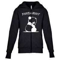 Panda Pandemic Pandamnit Pandenik Youth Zipper Hoodie | Artistshot