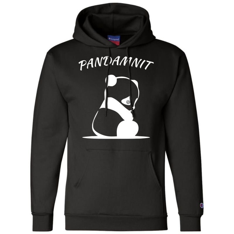 Panda Pandemic Pandamnit Pandenik Champion Hoodie | Artistshot