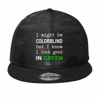 Red   Green Color Blindness Camo Snapback | Artistshot