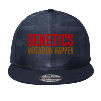 Genetics Mutation Happen Camo Snapback | Artistshot