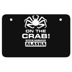 v t shirt inspired by deadliest catch   on the crab. ATV License Plate | Artistshot
