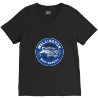 Wellington High School V-neck Tee | Artistshot