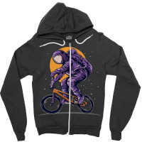 Astronaut Biker Zipper Hoodie | Artistshot