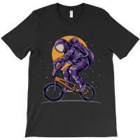 Astronaut Biker T-shirt | Artistshot