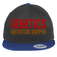 Genetics Mutation Happen Flat Bill Snapback Cap | Artistshot