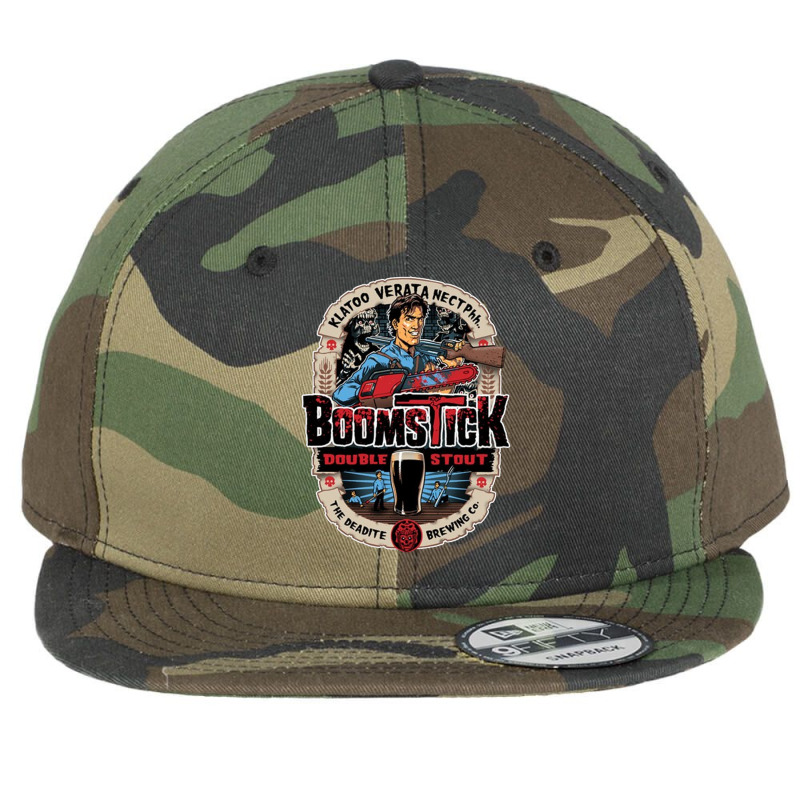 Boomstick Flat Bill Snapback Cap by fejena | Artistshot