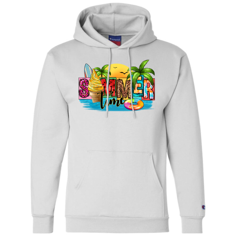 Summer Time Ice Cream Champion Hoodie by HRA Design Shop | Artistshot