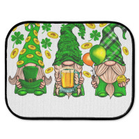 St. Patricks Day Gnomies Rear Car Mat | Artistshot