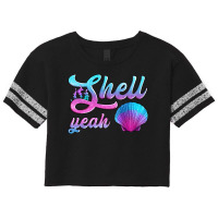 Shell Yeah Summer Ocean Scorecard Crop Tee | Artistshot