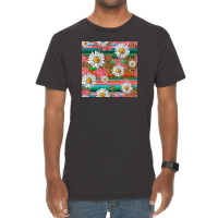 Serape Daisy Pattern Vintage T-shirt | Artistshot