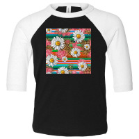 Serape Daisy Pattern Toddler 3/4 Sleeve Tee | Artistshot