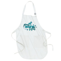 Pray Believe Fight Ovarian Cancer Full-length Apron | Artistshot