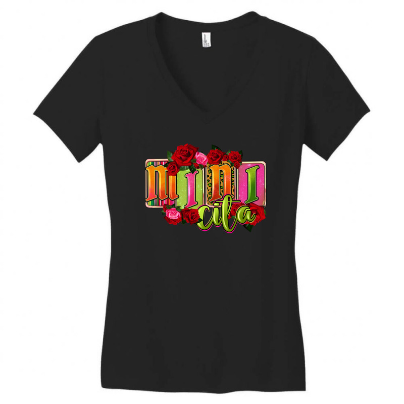 Minicita Women's V-Neck T-Shirt by HRA Design Shop | Artistshot