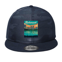 Beautiful Bridge Lake Camo Snapback | Artistshot