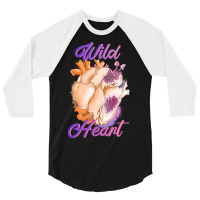 Wild Heart 3/4 Sleeve Shirt | Artistshot