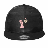 Women Line Art Camo Snapback | Artistshot