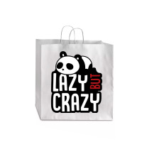 Lazy But Crazy Jumbo Paper Bag - 18 X 7 X 18 3/4 | Artistshot