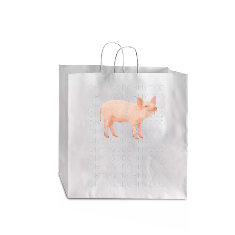 Oh My God Pig Jumbo Paper Bag - 18 X 7 X 18 3/4 | Artistshot