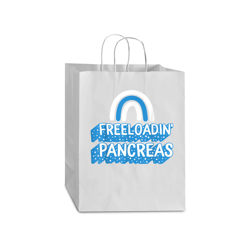 Diabetes Awareness Freeloadin Pancreas Type One Insulin Depe T Shirt Mart Paper Bag -13 x 7 x 17 by gillanbepicaia | Artistshot