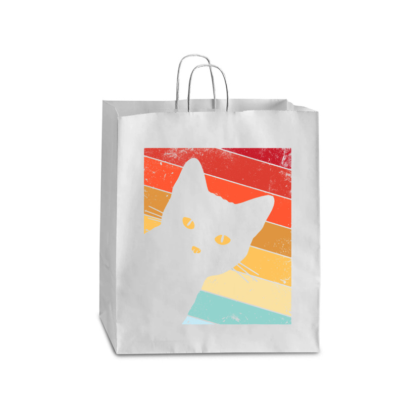 Retro Vintage Cat Queen Paper Bag - 16 X 6 X 19 1/4 | Artistshot