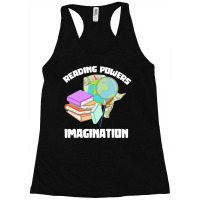 Reading Powers Imagination Bookworm Racerback Tank | Artistshot