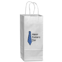 Happy Father's Day Wine Paper Bag - 5 1/2 X 3 1/4 X 13 | Artistshot